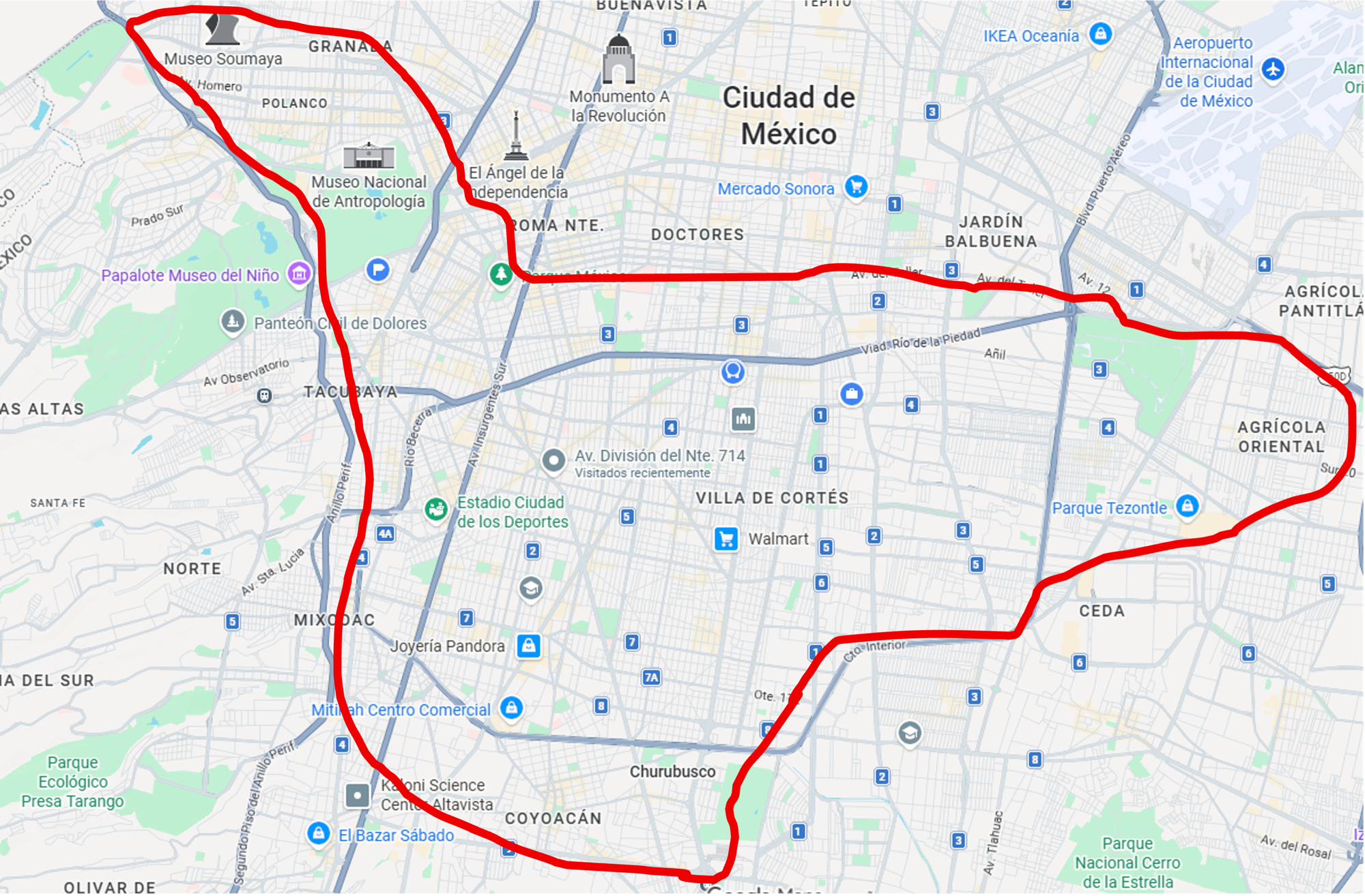 Zona de entregas Sauwer, Ciudad de Mexico